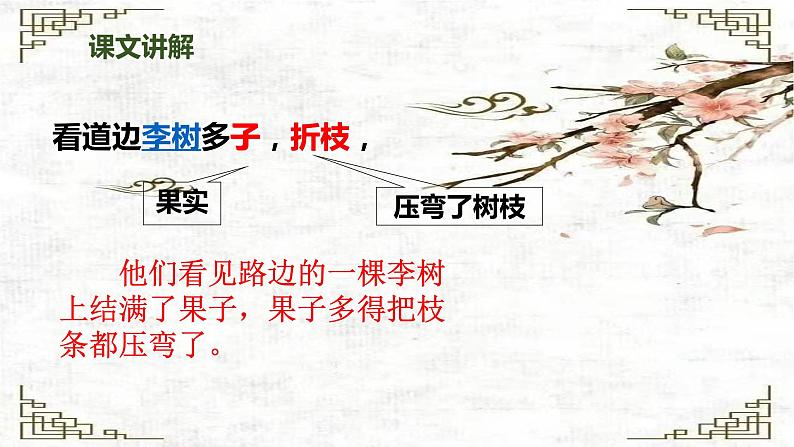 25《王戎不取道旁李》(课件)统编版语文四年级上册08