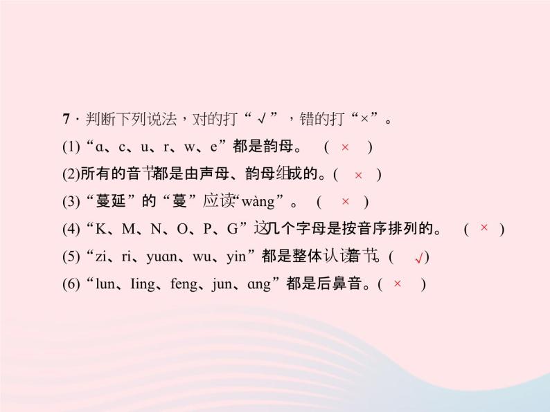 小升初语文第1天声母韵母整体认读音节汉语拼音字母表课件3806