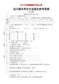 期末考夺分金卷 2023-2024学年语文四年级上册 统编版