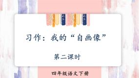 人教部编版四年级下册第七单元习作：我的“自画像”优秀课件ppt