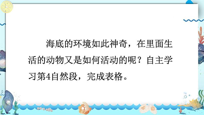部编版语文三年级下册 23 海底世界(第二课时) 课件03