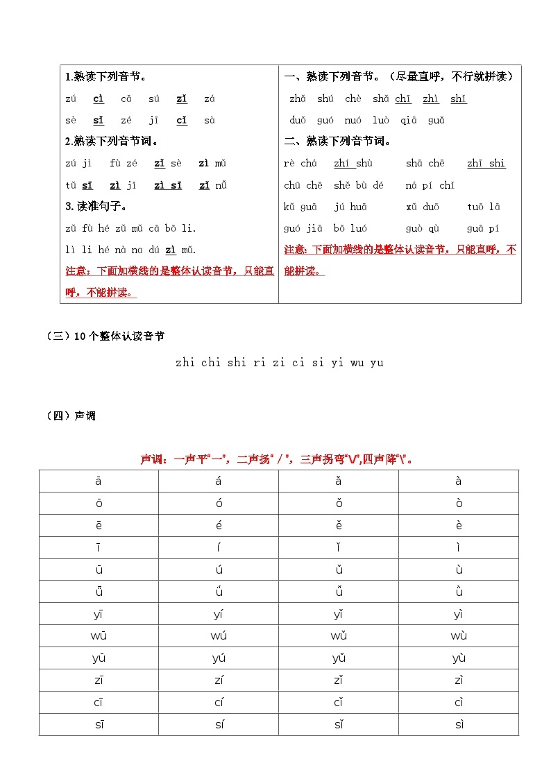 【期末复习】第二单元（知识清单）-2023-2024学年一年级语文上册单元复习（统编版）03