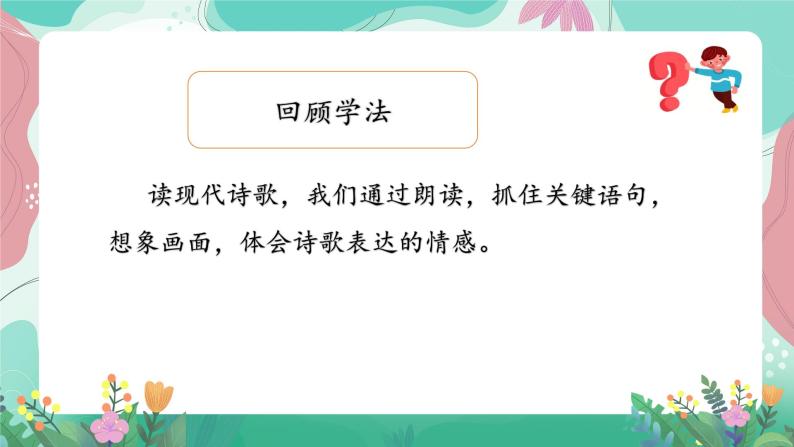 人教部编版小学语文四年级下册第三单元 拓展延伸 课件02