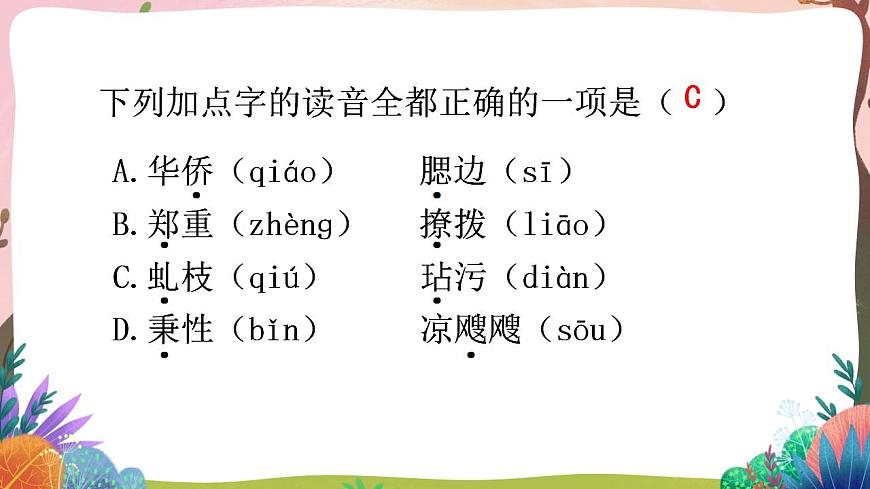 人教部編版語(yǔ)文五年級(jí)下冊(cè) 第4課《梅花魂》課件第3頁(yè)