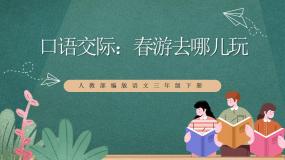 小学人教部编版口语交际：春游去哪儿玩精品课件ppt