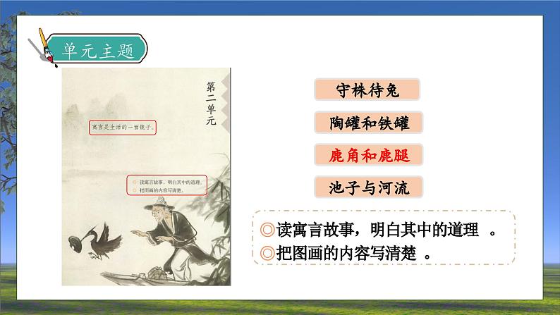 【核心素养】部编版语文三年级下册-7. 鹿角和鹿腿 第2课时(课件+教案+学案+习题)07
