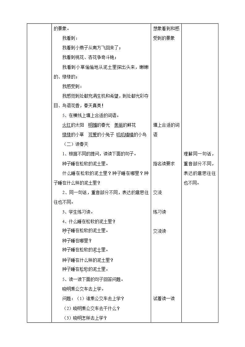 人教部编版语文二年级下册 语文园地一 课件+教案03