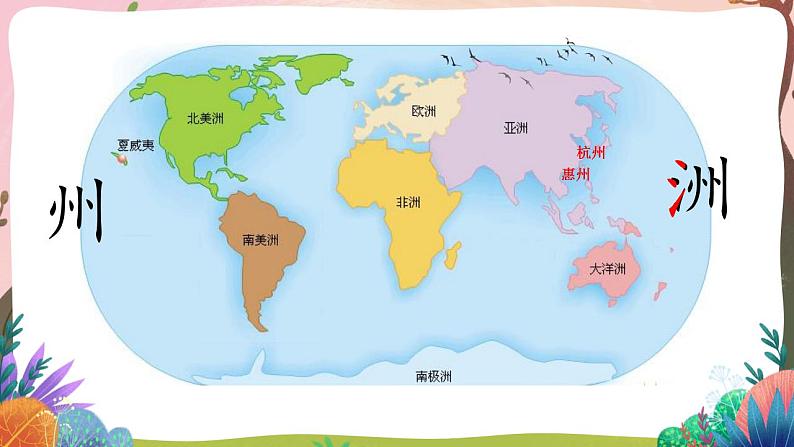 人教部编版语文二年级下册 识字1《神州谣》第一课时 课件第3页