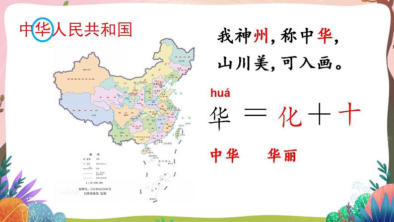 人教部编版语文二年级下册 识字1《神州谣》第一课时 课件第8页
