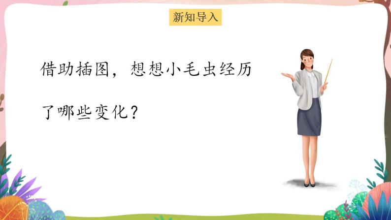 人教部编版语文二年级下册 第二十二课《小毛虫》第二课时 课件+教案02