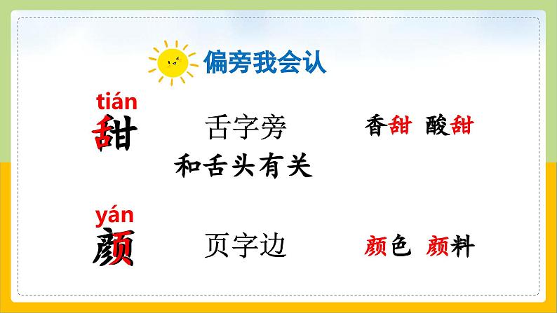 【核心素养目标】部编版小学语文一年级下册 课文3 四个太阳 课件+教案(含教学反思) +素材06