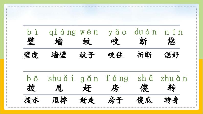 【核心素养目标】部编版小学语文一年级下册 课文20 小壁虎借尾巴 课件+教案（含教学反思） +素材06