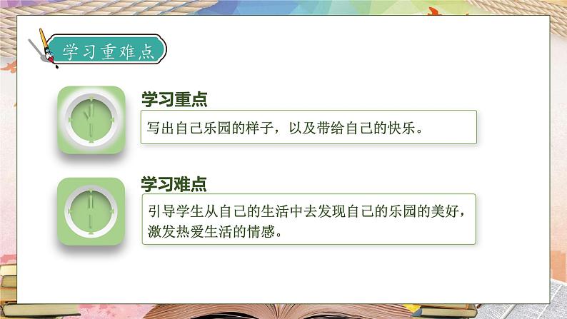 【核心素养】部编版语文四年级下册-习作1:我的乐园(课件+教案+导学案+分层作业)05