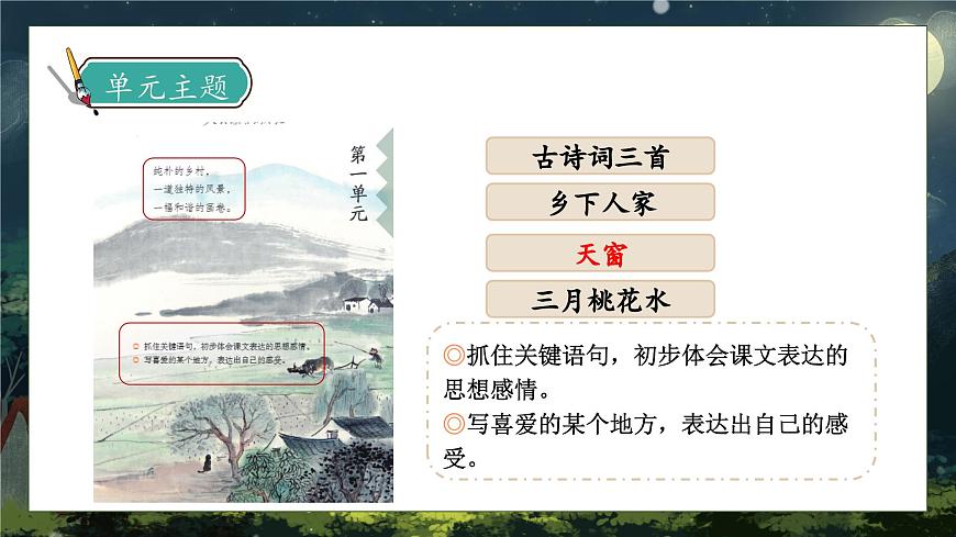 【核心素養(yǎng)】部編版語文四年級下冊-3.天窗 第1課時（課件）第7頁