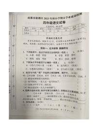 四川省成都市新都区2023-2024学年四年级上学期期末语文试卷