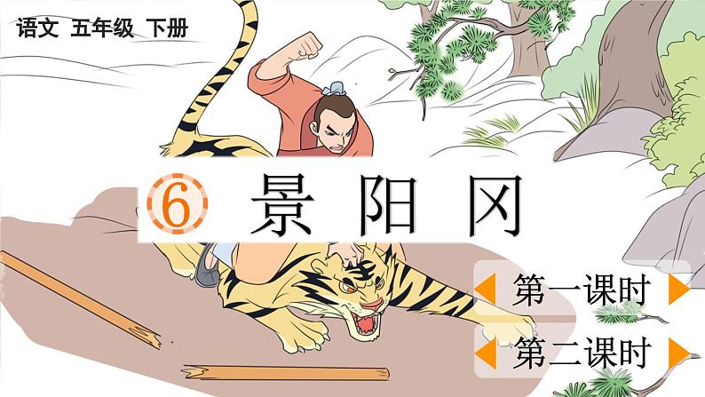 【核心素养目标】人教部编版小学语文五年级下册 《6.景阳冈》课件+教案+同步分层练习(含教学反思和答案)02