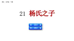 21 杨氏之子（课件）2024 五年级语文下册 部编版