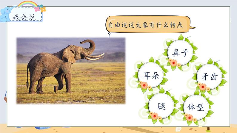 【核心素养】部编版语文二年级下册-19. 大象的耳朵 第1课时(课件)第8页