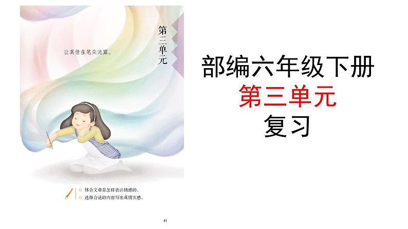 第三单元复习 课件-2023-2024学年语文六年级下册(部编版)第1页