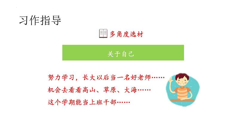 第四单元习作:心愿(课件)部编版语文六年级下册06