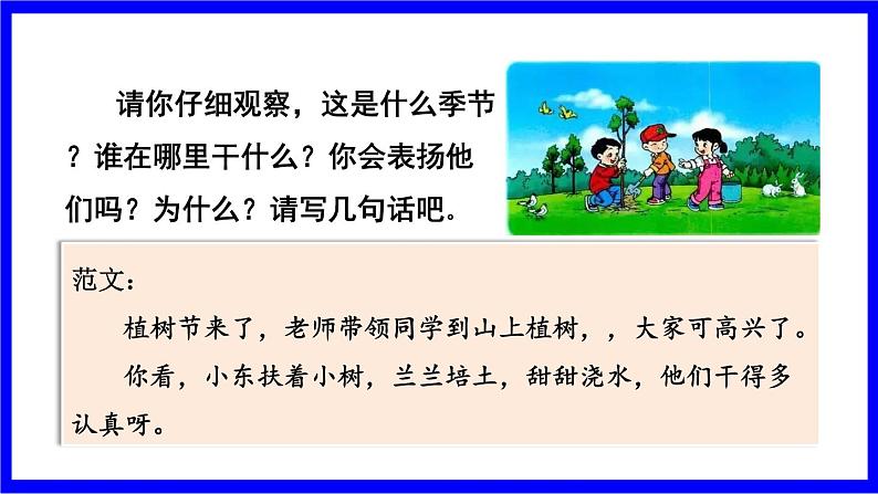 部缟1语下 6.专项复习之六 看图写话 PPT课件04