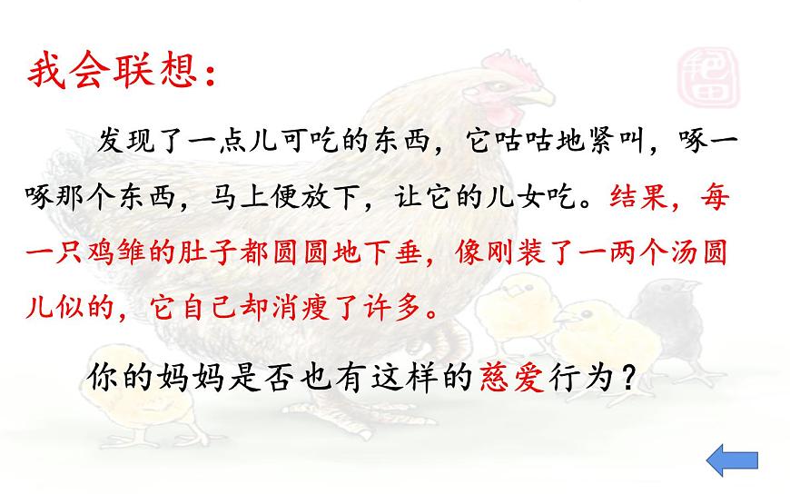 14  《母雞》第二課時課件PPT第8頁