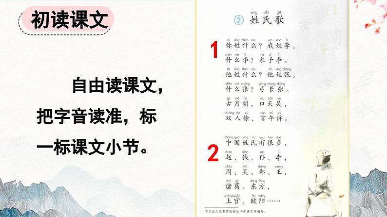 统编版语文一年级下册《2.姓氏歌》(课件)第5页