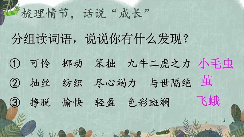 部编版小学语文二下22 小毛虫课件+教案08