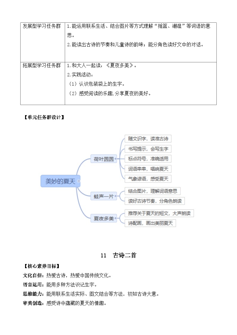 部编版小学语文1下11 古诗二首 课件+教案02