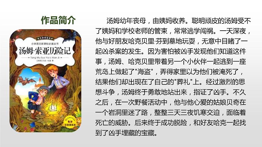 湯姆·索亞歷險記PPT課件2第5頁