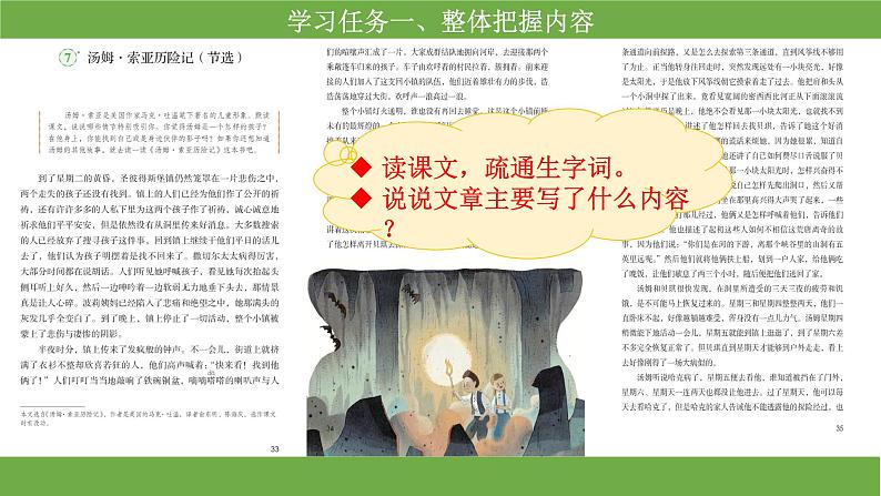 部编版小语文六下 7*《 汤姆·索亚历险记(节选)》课件第7页