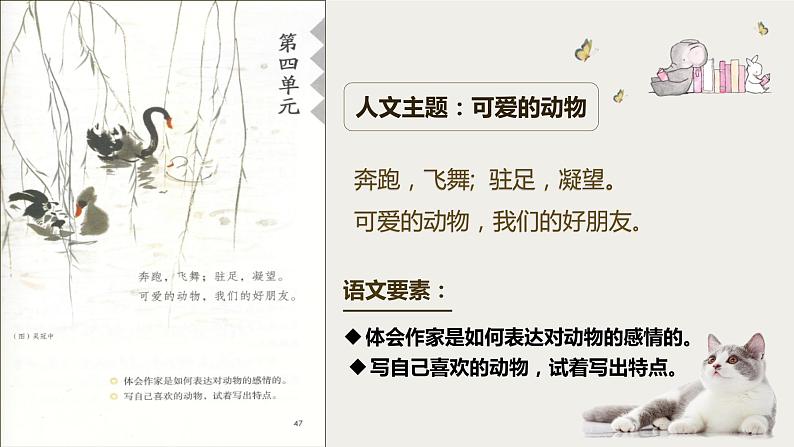 部编版语文四年级下册 习作:我的动物朋友 同步课件第3页