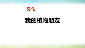 人教部编版三年级下册习作：我的植物朋友教课ppt课件