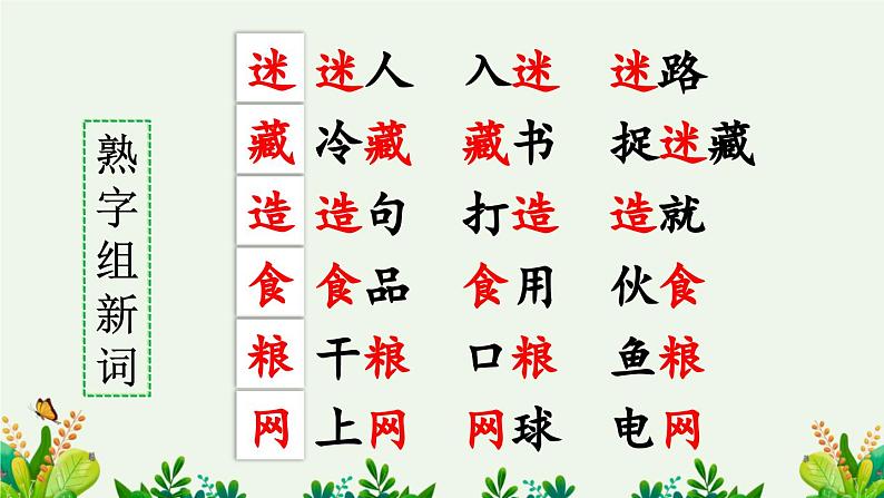 人教部编版统编版一年级下册语文识字5《动物儿歌》PPT课件第8页