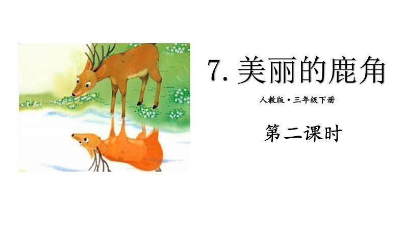 美丽的鹿角PPT课件2第1页