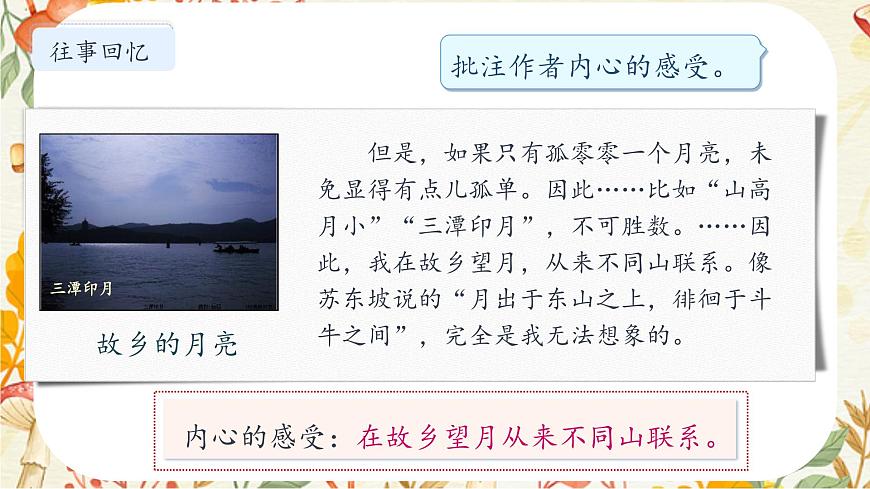 統(tǒng)編版五年級語文下冊課件 3 月是故鄉(xiāng)明第6頁