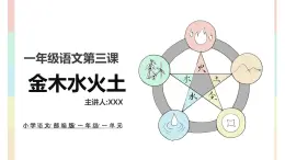 部编版一年级上册语文《金木水火土》教学课件