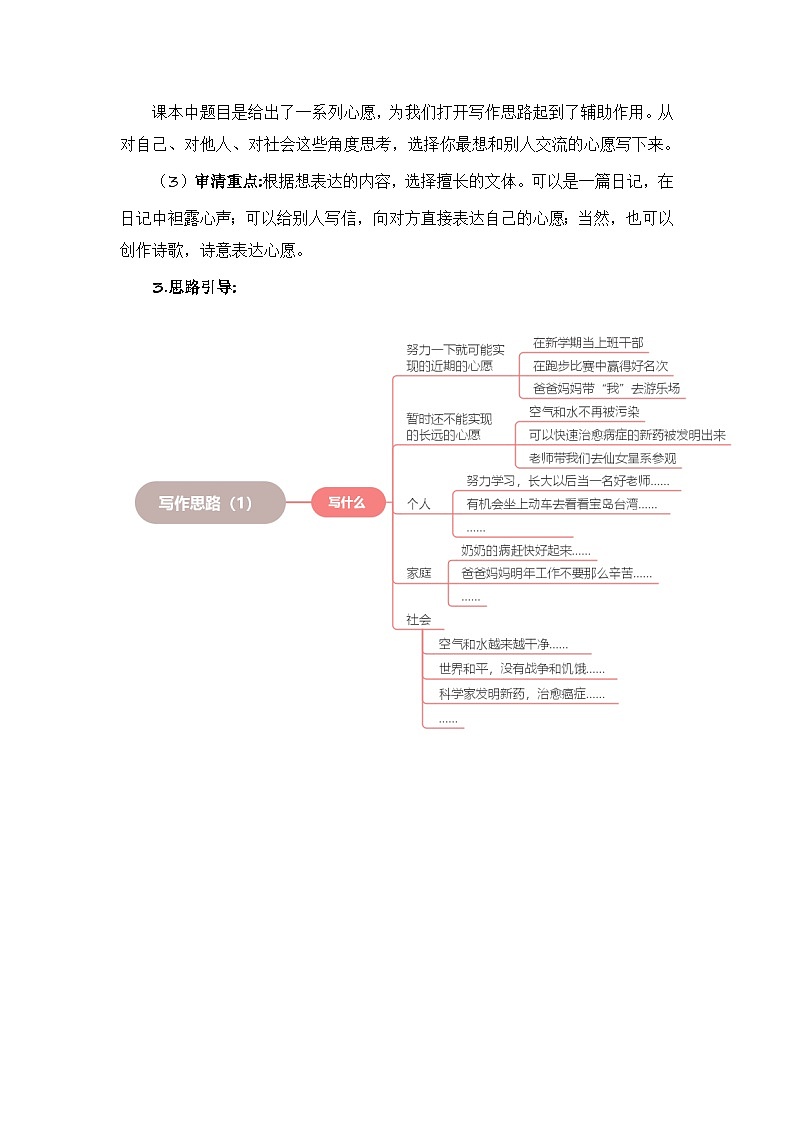 第四单元习作:心愿(范文点评)-2023-2024学年六年级语文下册单元作文能力提升(统编版)第2页