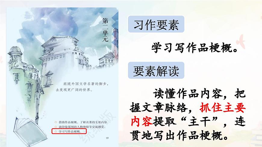 習(xí)作：寫作品梗概（上課課件）第3頁