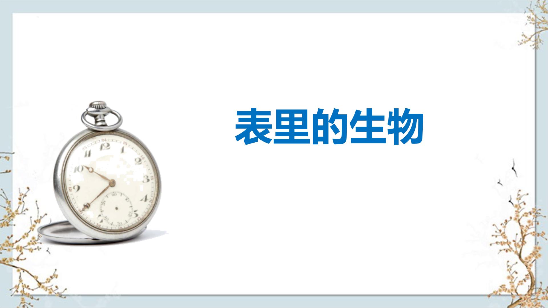 人教部编版六年级下册表里的生物多媒体教学ppt课件