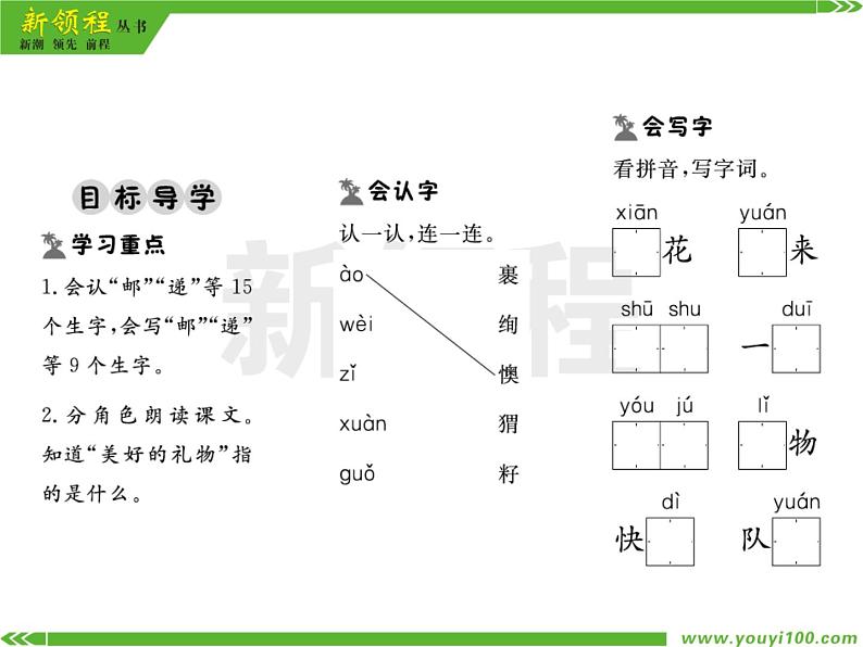 人教部编版二年级下册语文ppt习题课件含学案教学反思学习方法02