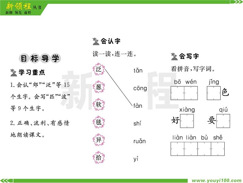人教部编版二年级下册语文ppt习题课件含学案教学反思学习方法02
