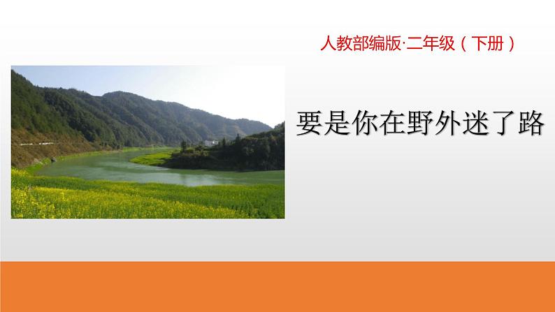 要是你在野外迷了路PPT课件3第1页