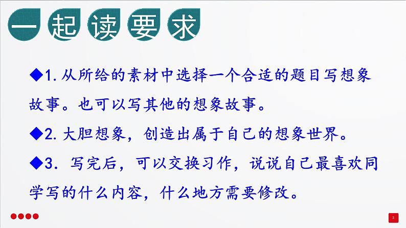 部编三年级下册 第5单元 《习作-奇妙的想象》 课件第3页