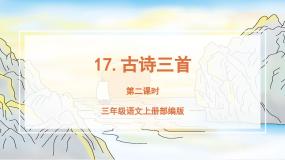 人教部编版三年级上册望洞庭精品作业课件ppt