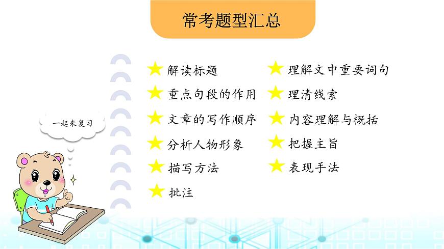 小升初語(yǔ)文總復(fù)習(xí)17閱讀 文學(xué)類(lèi)文本閱讀課件第2頁(yè)