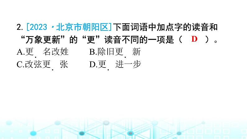 小升初语文总复习作业1专题一汉字(字音)课件第2页