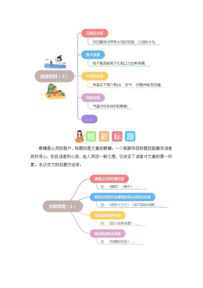 第四单元习作:我做了一项小实验(学案)-2023-2024学年三年级语文下册单元作文能力提升(统编版)02
