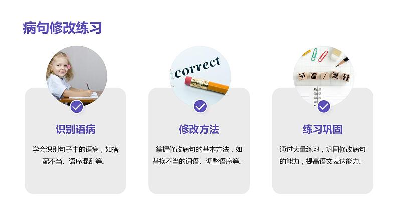 2024年小学,病句、修辞、说明方法、理解、排序专项复习(课件),统编版语文六年级下册06