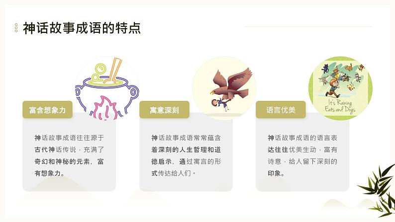 2024年小学《词语运用和句子结构之神话故事的成语:如盘古开天、夸父追日、嫦娥奔月等。》专项复习,统编版语文六年级下册课件PPT第6页